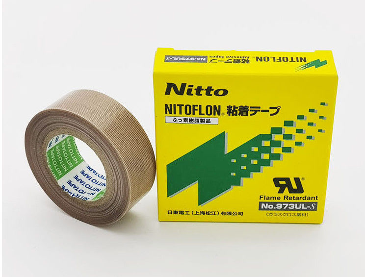 オリジナル ニット・デンコ PTFEテープ 熱耐性テープ 電気隔熱用 PTFE接着テープ 973UL-S