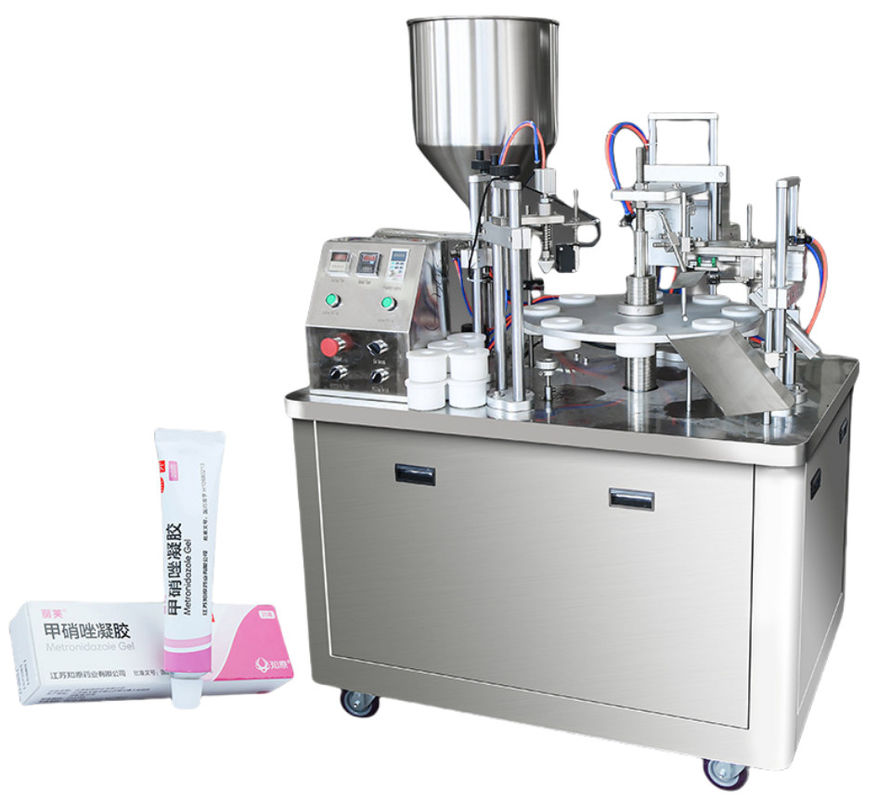 コスメティッククリーム 顔クリーム 油膏チューブのための自動プラスチックチューブ充填密封印機