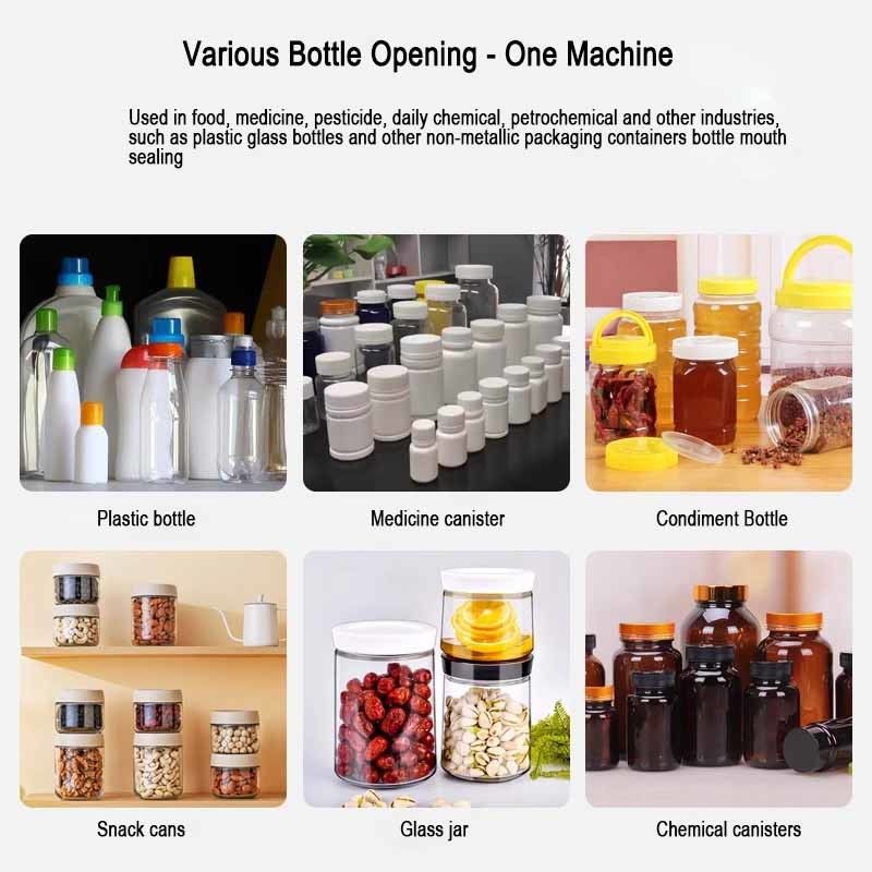 アルミホイルボトルシラー 飲料缶バラの電気磁気誘導熱シール機 樽 紙 ガラス 梱包器具