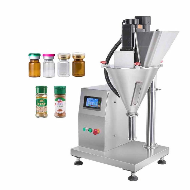 半自動乾燥粉末詰め機 ボトルバッグ ミルク 化粧品 化学物質 粉末 量量 量量 オーガー 粉末詰め機