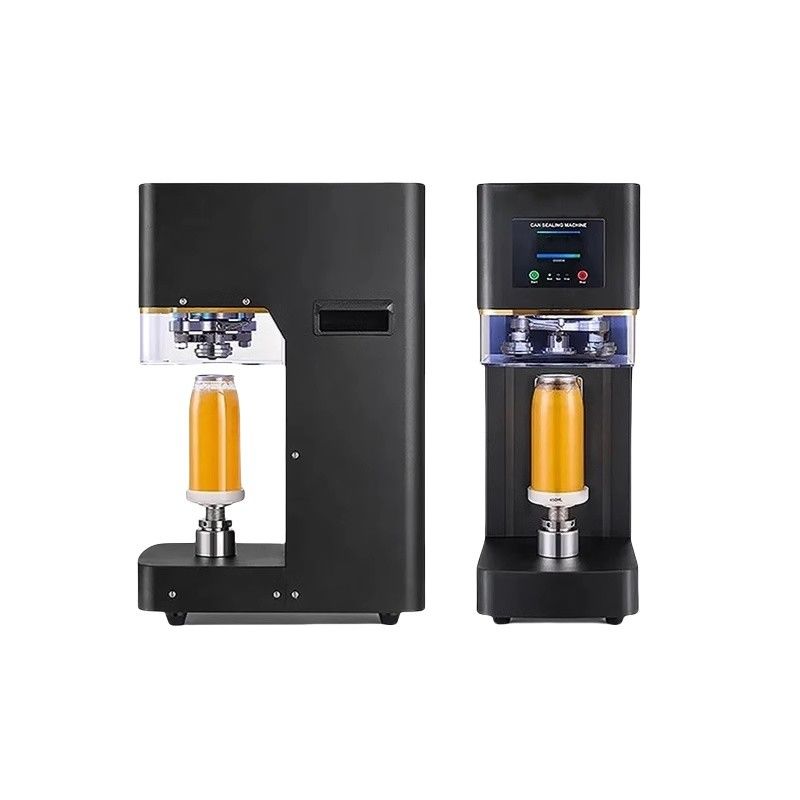 泡茶缶シール機 - ミルクティーショップ,ジュース&コーヒーパッケージ用の自動PET/ソーダ缶シラー
