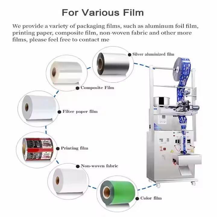 工場価格 茶粉包装機 砂糖 塩 コーヒー スティック サケット包装機 ホットスタンプ コード付き