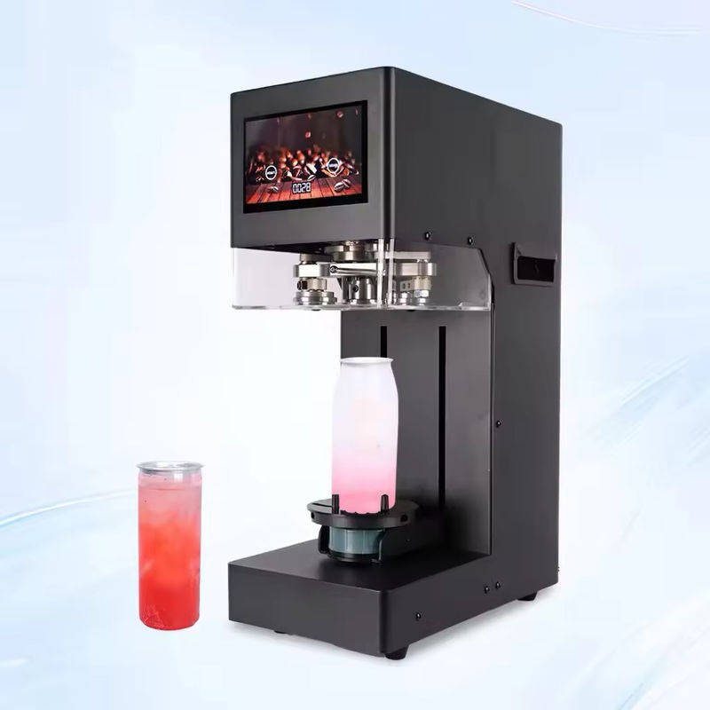 タッチスクリーン インテリジェント ソーダ 缶 シーリング シーマー マシン 泡茶缶