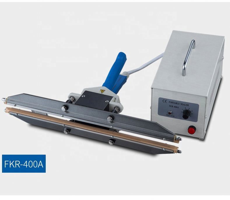 最新の密封機 プラスチックフィルム 携帯型 FKR-400A ハンドクランプ型 ポリエチレン袋密封機