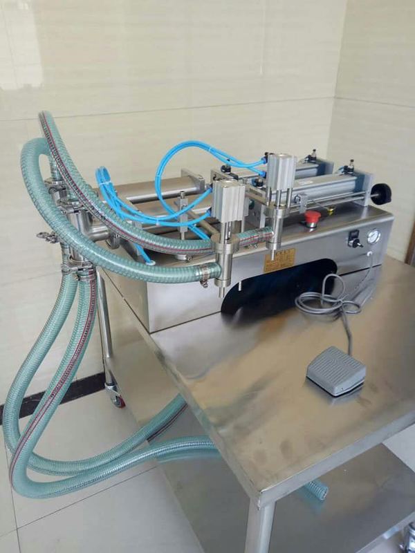 ダブルノズル空気圧液体充填機 シャンプー、オイル、化学物質充填用 G1WY-2Y-500