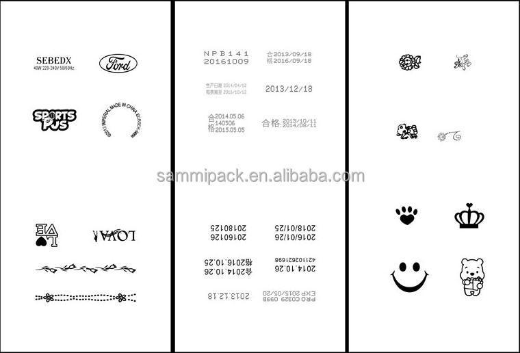 販売価格 電動四角板 円板 賞味期限 カップ印刷機 / インクパッドコード機