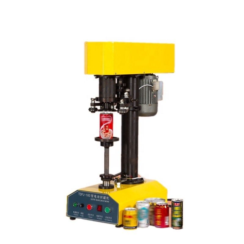 ホットセール TDFJ-160 食品缶 プラスチックボトル コンテナ アルミ ビール缶 缶 蓋 缶 密封機