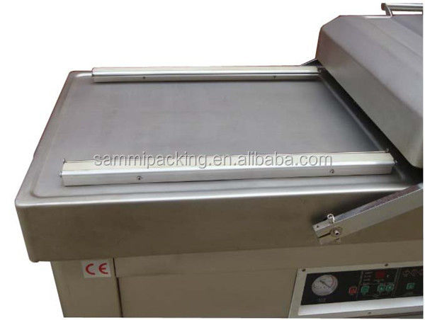 シーフード,肉,鶏肉,豆腐,魚,ピーナッツのためのダブルルーム真空包装機 DZ500/2SB