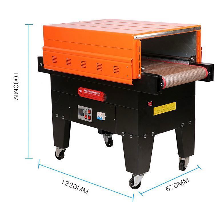 ホットセール BS-4535 ジェットヒート収縮包装機 大型トンネル収縮プラスチックPVCフィルム収縮包装機