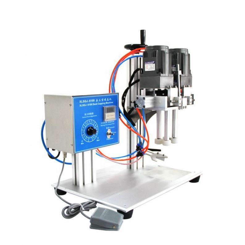 スプレーキャップキャッピングマシン、シャンプー、シャワージェル用半自動ボトルキャッピングマシン