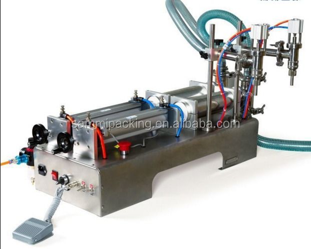 高速気圧液体詰め機,ダブルヘッド日flower oil filler,液体石けん詰め機