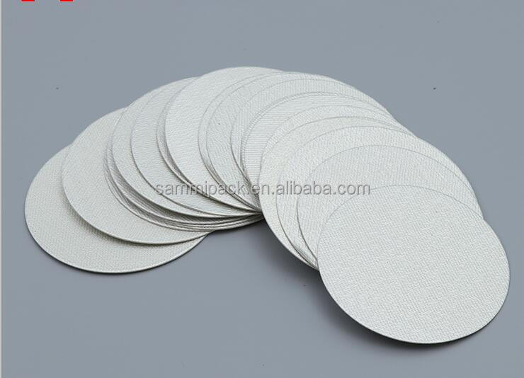 ガラスインダクション アルミホイルシールラインナー,PET70mm,アルミホイルワックス紙プラスチックフィルム