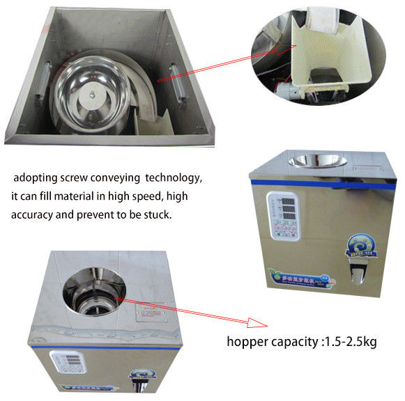 ホットセール FZ-100 乾燥茶、粉末、種子、穀物計量充填機 2-100g