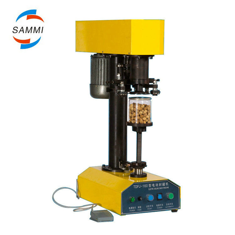 100%保証 Tdfj-160 ペットボトルシール機 / 缶詰シール機 / 缶詰シール機
