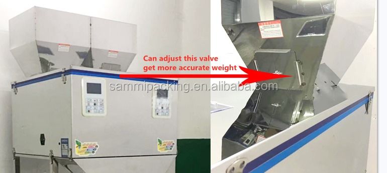 高品質 50-5000g 粉末詰め機 自動粒子茶穀物ナッツ 梱包 計量 詰め機 梱包機