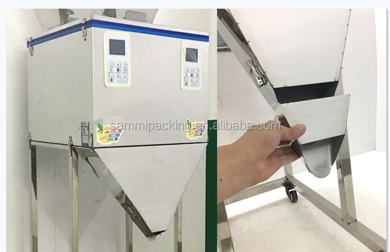 高品質 50-5000g 粉末詰め機 自動粒子茶穀物ナッツ 梱包 計量 詰め機 梱包機