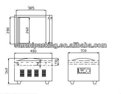 ホットセールシングルチャンバー真空包装機/卓上真空シーラー、PV PETプラスチックバッグ、牛肉/シーフード/肉/キャンディー/穀物用