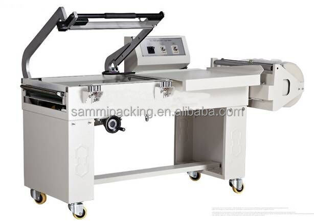 シュリンク包装 L 半自動 5540 ボトル卸売 2 in 1 熱収縮包装機 ボックスシュリンク包装機
