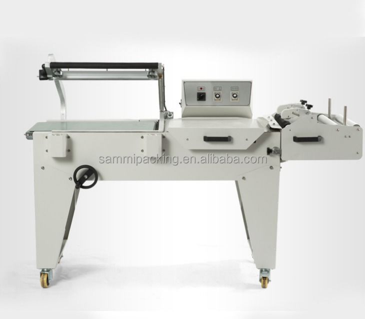 シュリンク包装 L 半自動 5540 ボトル卸売 2 in 1 熱収縮包装機 ボックスシュリンク包装機