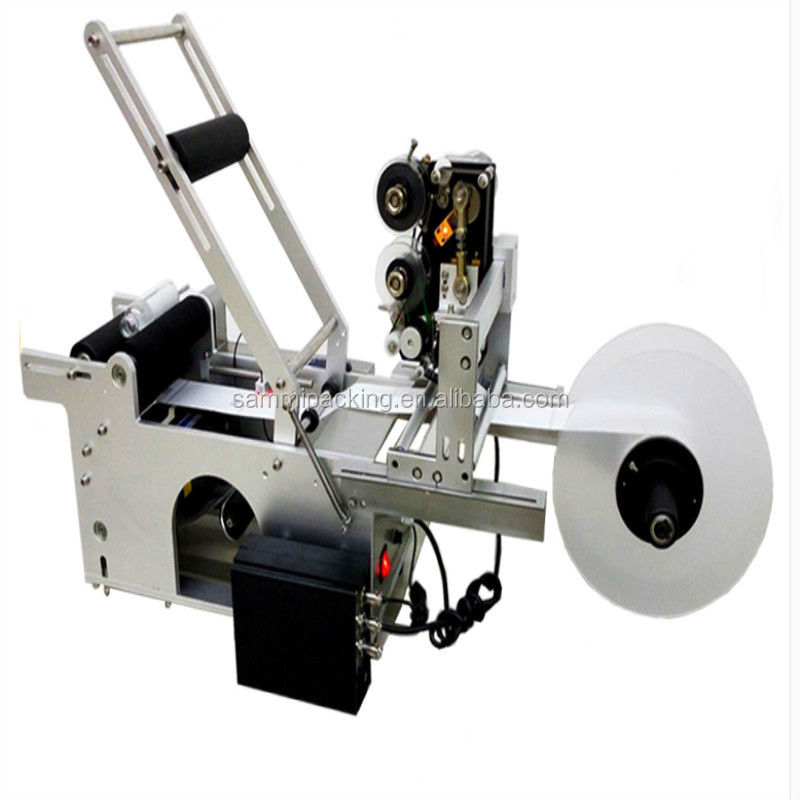 MT-50D 2 in 1 半自動 丸いジュースボトル ラベル付け 日付印刷機