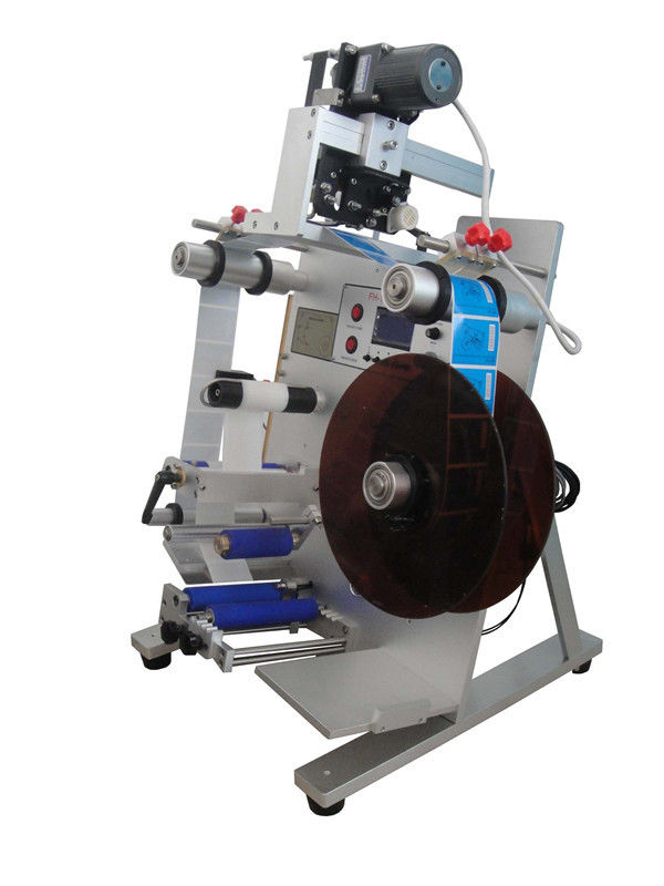 自動 デスクトップ 垂直 インライン ステッカー レーベル 機 包装 丸い ボトル の 日付 プリンタ