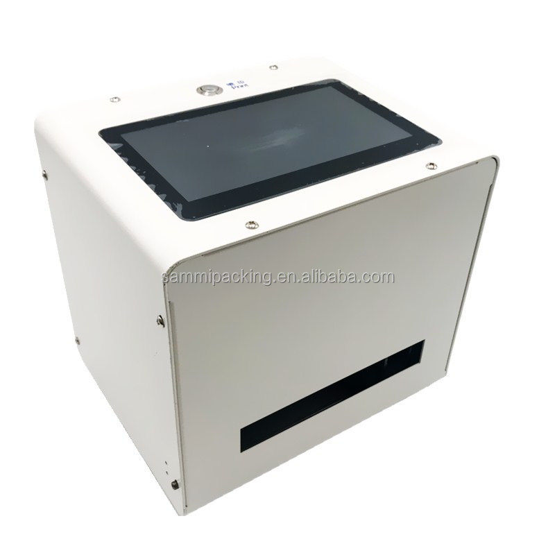 新着 高解像度 インテリジェント インクジェットプリンター プラスチックバッグ 段ボール 紙 瓶 日付コード印刷用