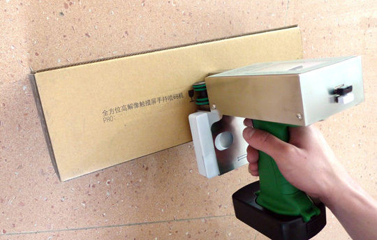 高効率インクジェットフラットベッドプリンター、有効期限印字機ハンドヘルドインクジェットプリンターAU-260