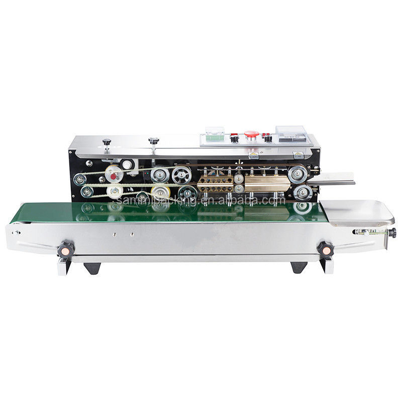 2025年 簡単操作 横型 電気食品袋 ジッパータイプ パウチ ヒートバンド シーラー 包装機