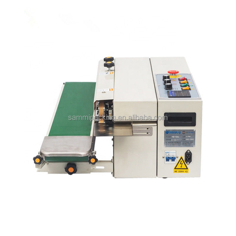 2025年 簡単操作 横型 電気食品袋 ジッパータイプ パウチ ヒートバンド シーラー 包装機