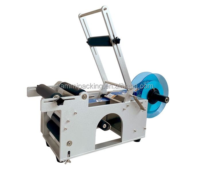 MT-50 半自動 丸いボトルラベル 缶詰や飲料ボトル用のラベル付け機械