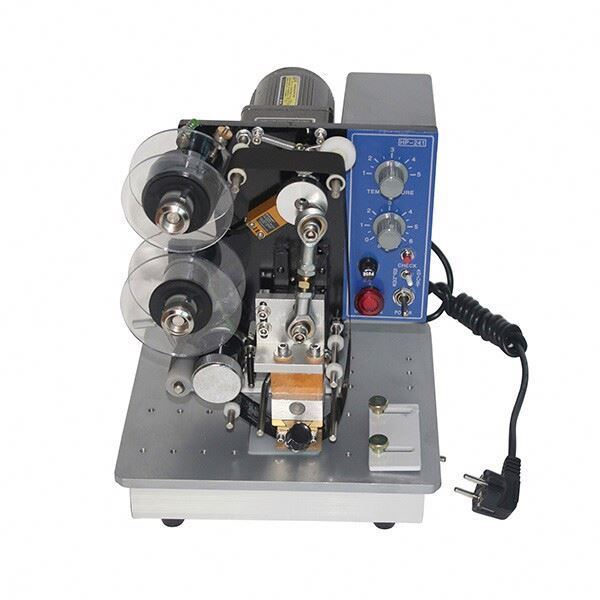 新着 半自動 ホット カラー リボン コード 印刷 機