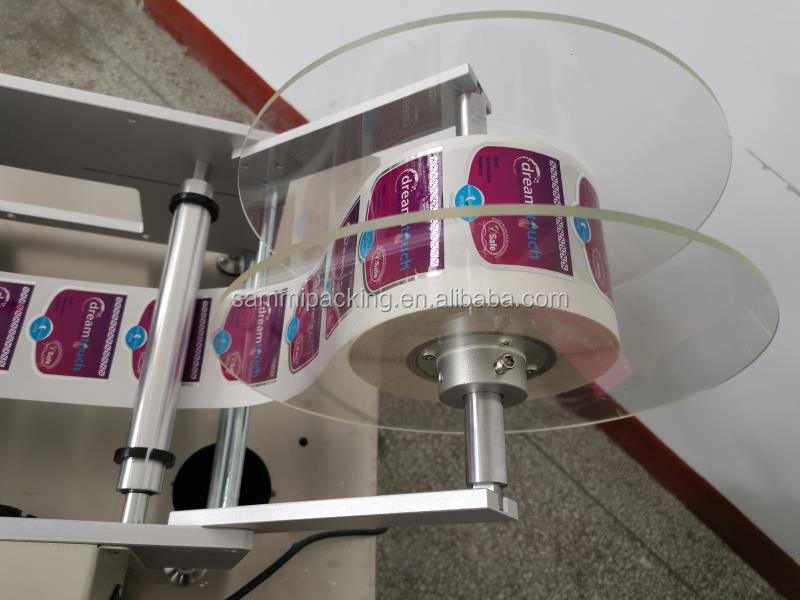 優れた性能 高速 円形 半自動 両面ステッカー ラベル貼り機 販売中