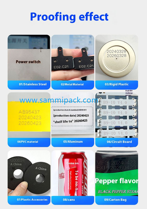 金属部品用低メンテナンスファイバーレーザー彫刻機 スポットサイズ、QRコード/バーコード対応