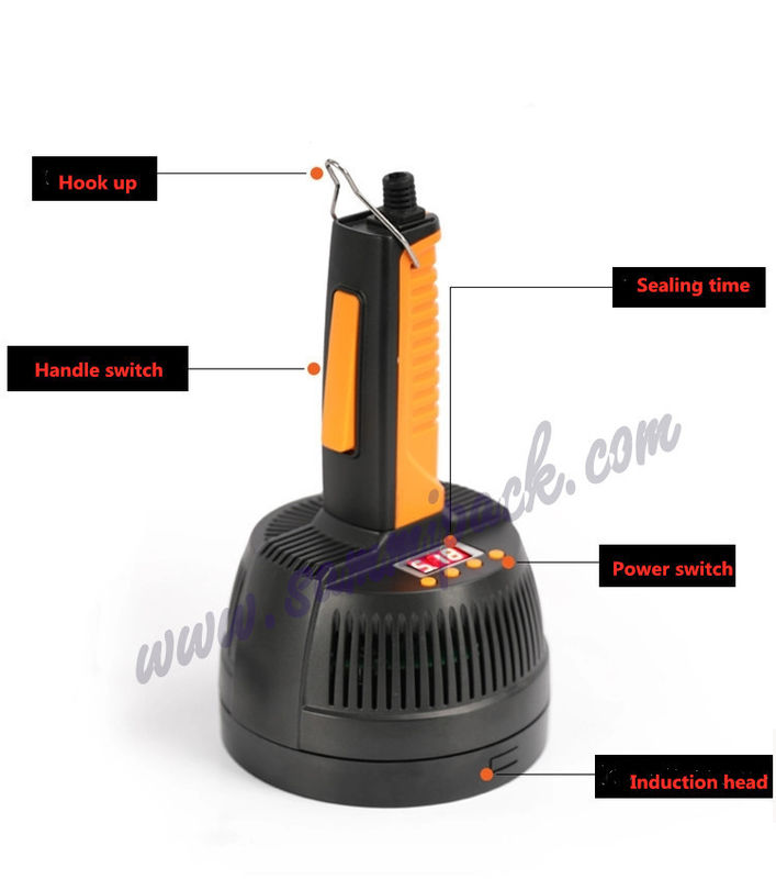 ポータブル電気誘導シール機 マニュアル アルミニウム箔 20-100mm プラスチックガラスボトル 木製カートン 低価格