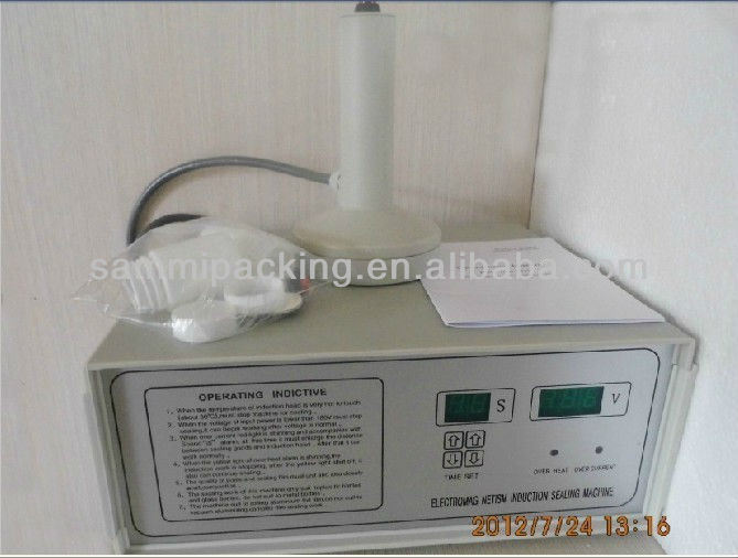 ポータブル電動アルミ箔ガスケットシーリングマシン 20-100mm ボトル蓋口シーリング 飲料用途向け