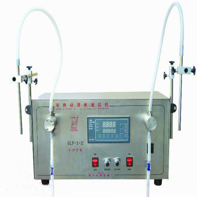 GLF-I-II ギヤポンプ オリーブオイル 充填機 ダブルヘッド液体充填機、オイルフィラー (3-3000ml)