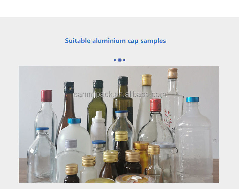 簡単操作の半自動ROPPキャッピングマシン、ウイスキーリキュールスクリューキャッパー、ガラス瓶ワインボトル蓋用