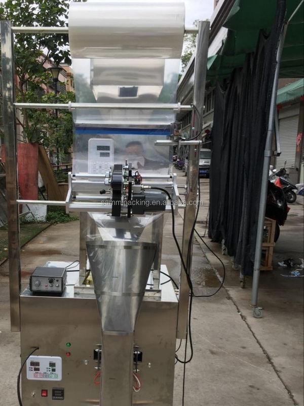 非常にホットな販売 100-500g 体積式自動パウチ包装機、日付プリンター、フォトセルセンサー付き