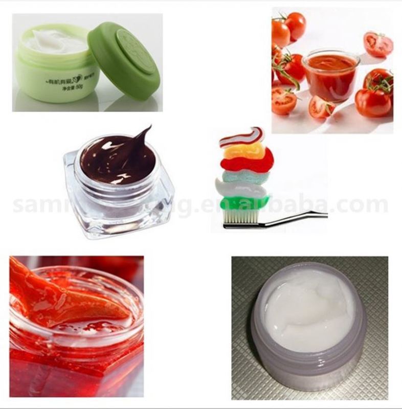 軟膏と化粧クリーム用10ml～100ml自動アルミチューブ充填機