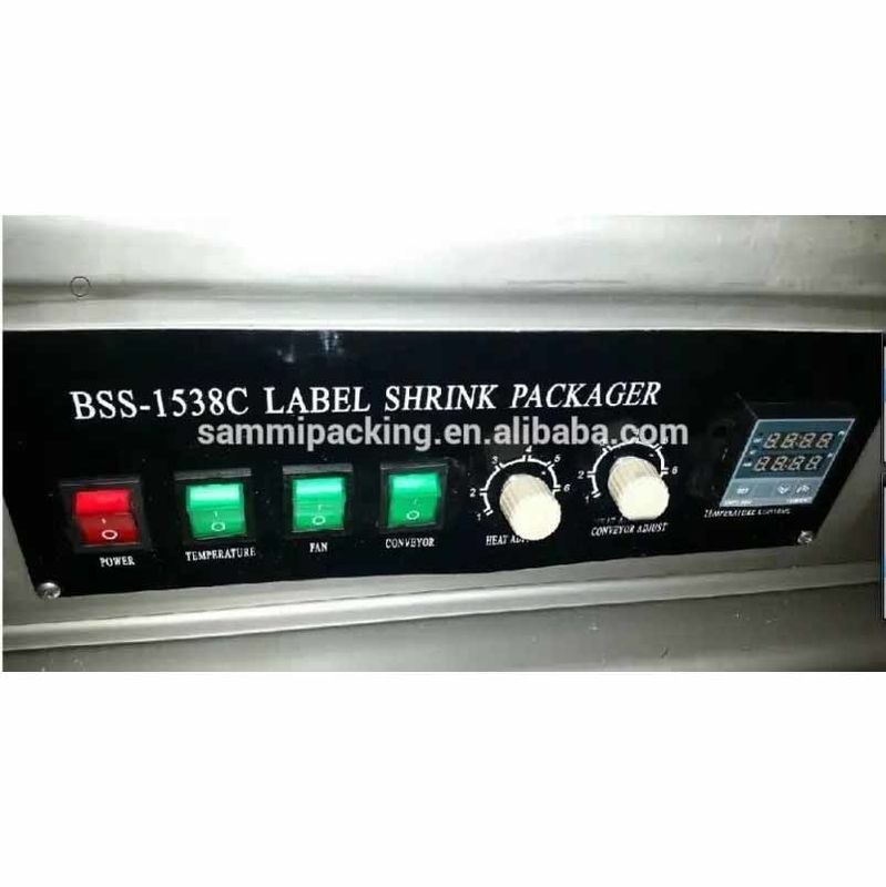 ホットセリング小型自動プラスチックボトルPVC熱収縮フィルムトンネルスリーブラベリング包装機