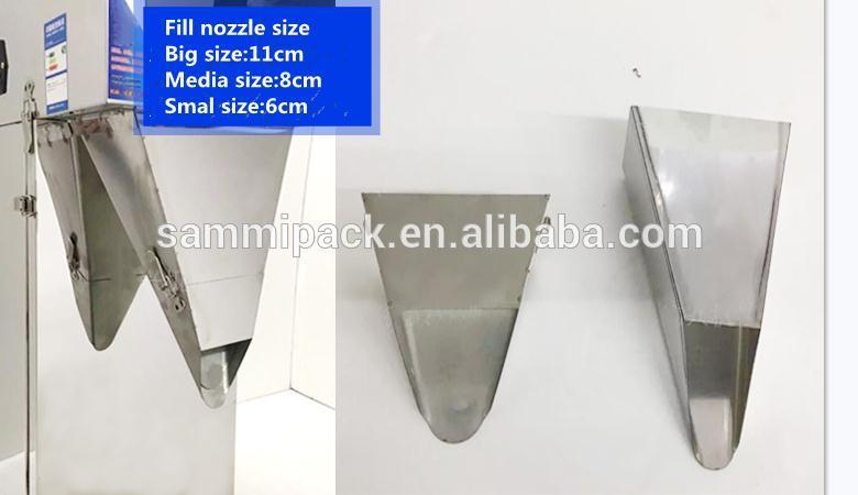 100-5000g 振動 コーヒー豆 ティーバッグ サケット 粉末 ポケット 半自動 梱包 計量 詰め機