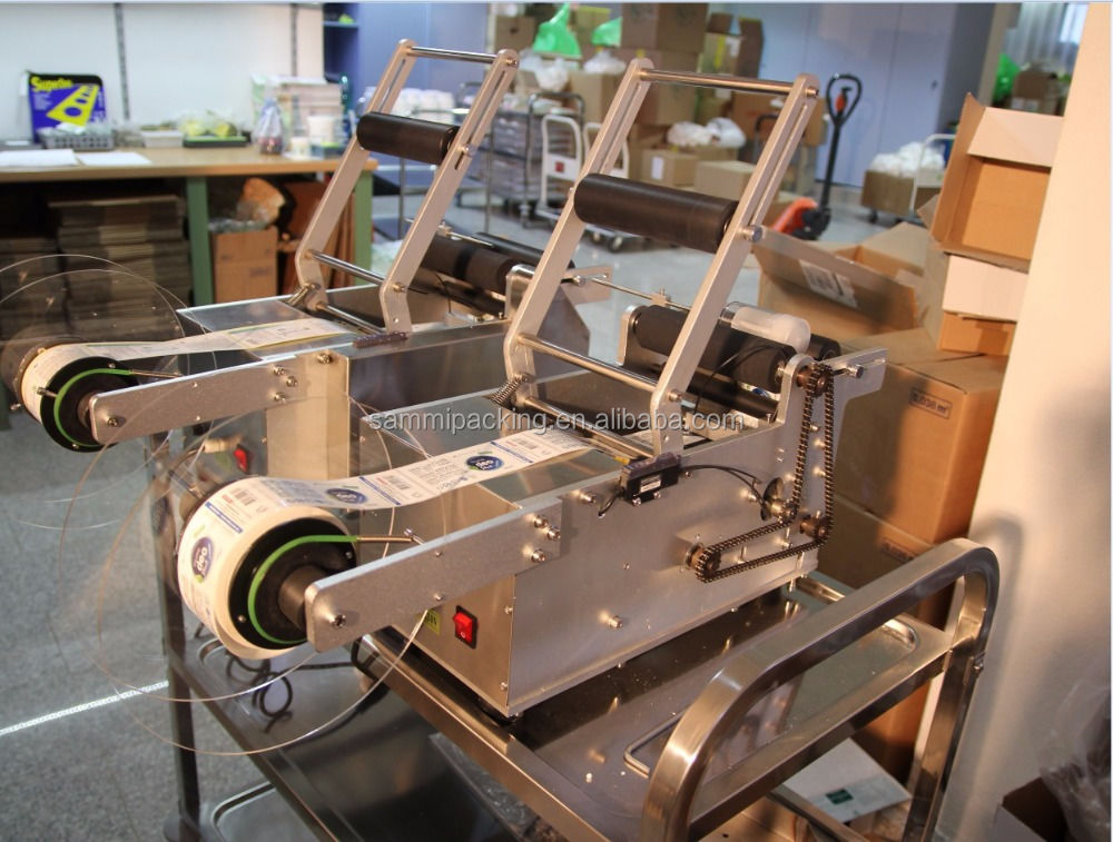 MT50 半自動丸瓶ラベリングマシン、半自動ラベラー、半自動機