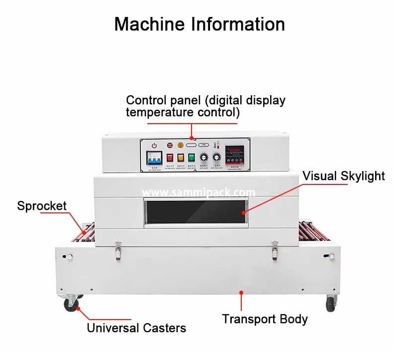 ホットセール 自動 PVC/POF/PE 熱トンネル収縮包装機 飲料ボトルのための収縮包装機 工場価格