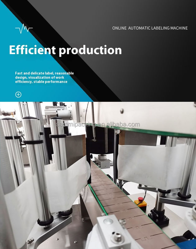 2025年新型自動平ボトル両面ラベリングマシン - 丸/四角プラスチック容器用両面ステッカーアプリケーター