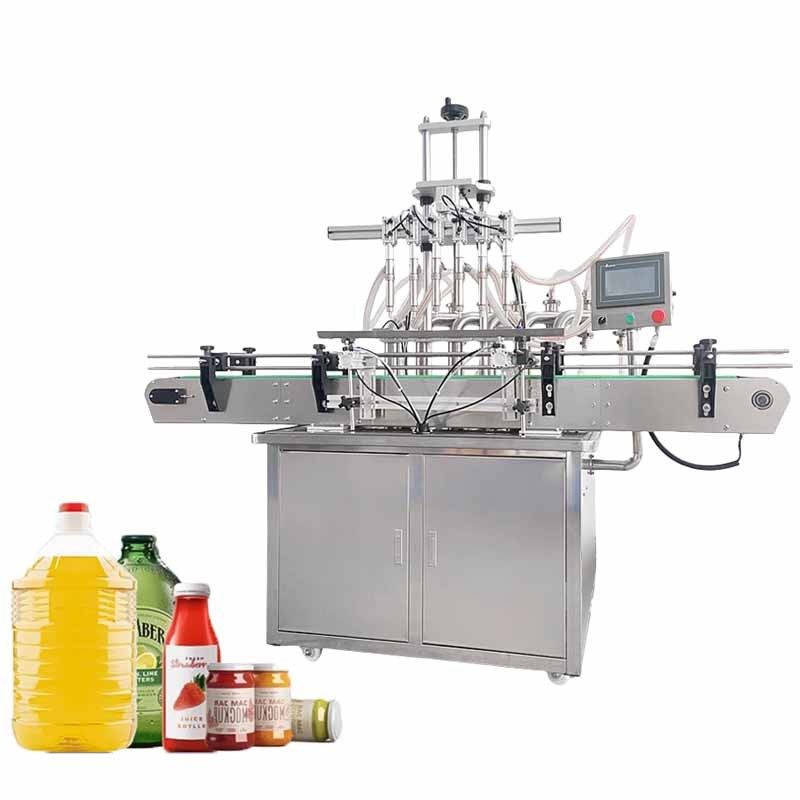 自動液体詰め込み生産ライン 自動 自動 小型のボトル液体詰め込み 蓋とラベル付け機械