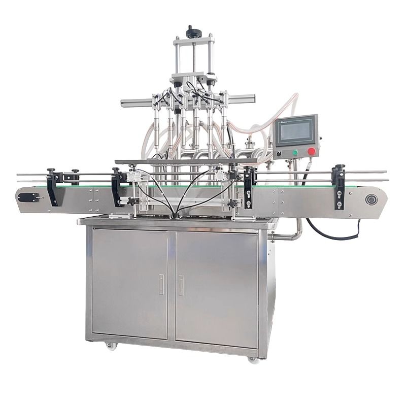 自動液体詰め込み生産ライン 自動 自動 小型のボトル液体詰め込み 蓋とラベル付け機械