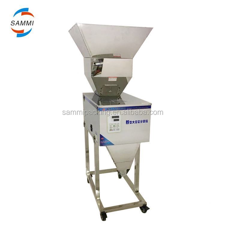 高品質の100~3000g 半自動粒粉/粉末/米/コーヒー/スパイスの重量付けの詰め機