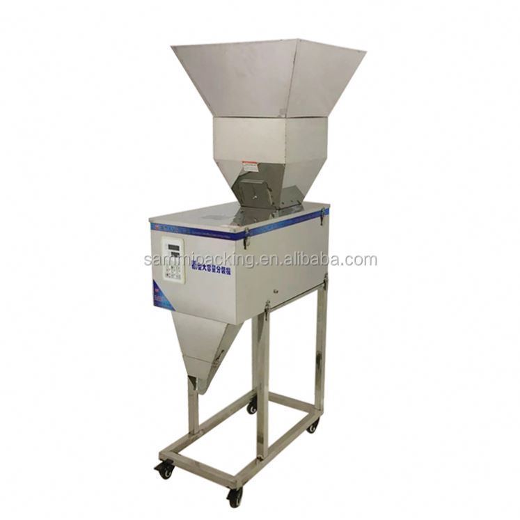 高品質の100~3000g 半自動粒粉/粉末/米/コーヒー/スパイスの重量付けの詰め機