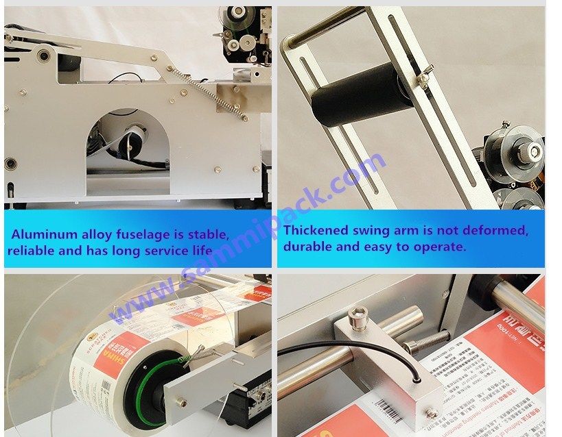最高品質のMT-50D 半自動丸いボトル/ボトル ラベル付けマシン
