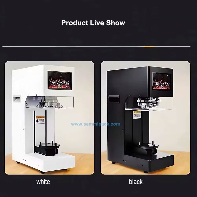 電気駆動タッチスクリーン PET缶密封機 飲料食品産業用 インテリジェントジュースソーダ缶密封機